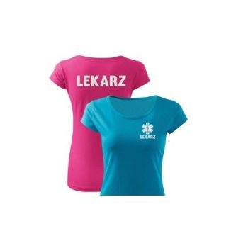 LEKARZ + ESKULAP koszulka z nadrukiem